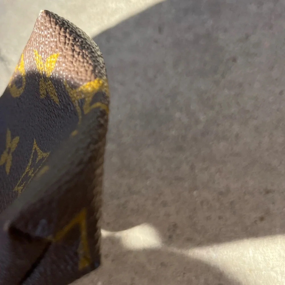 Vintage Louis Vuitton Brown Multi Leather Coin Purse 1960's RARE - Picture 8 of 12